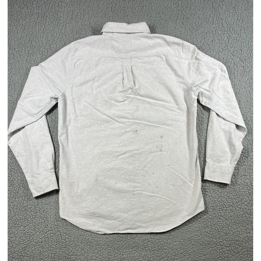 Jack Spade Shirt Mens Medium Gray Oxford Button Down Long Sleeve Cotton Casual - Picture 11 of 15